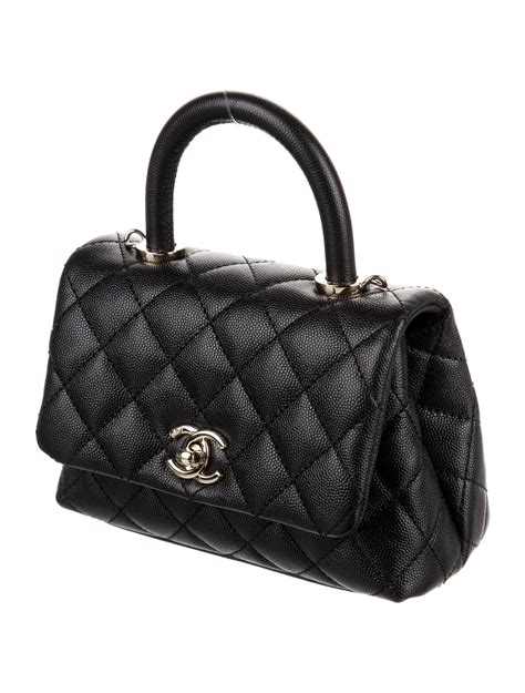 chanel coco first mini|chanel mini coco handle bag.